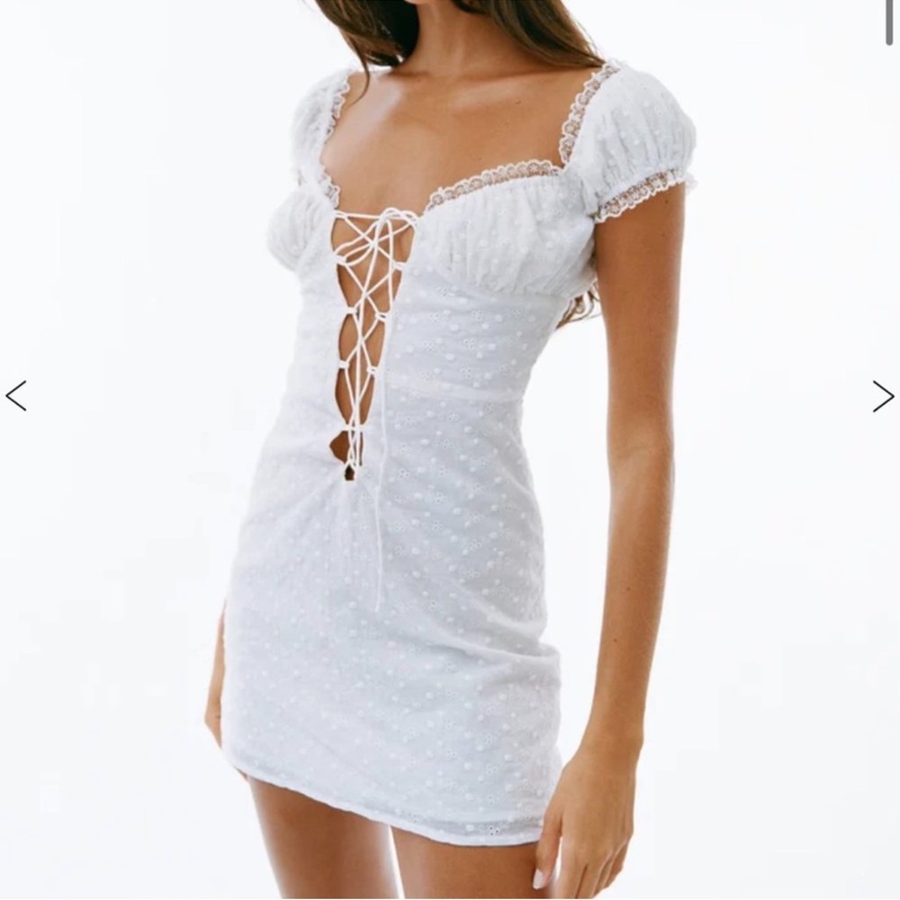 With Jéan White Isabelle Dress Small